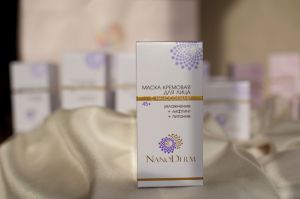 Маска Кремовая для лица с Наносомами 45+  нанокосметика NanoDerm